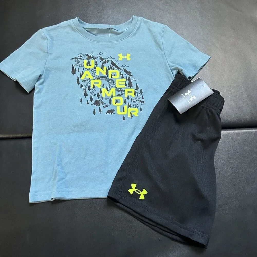 NWT Under Armour Athletic Set Boys Size 7